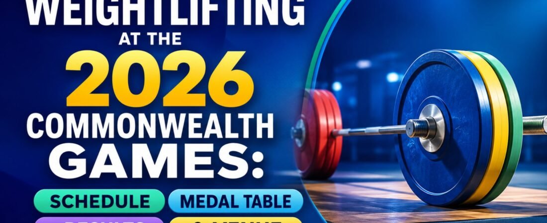 Weightlifting at the 2026 Commonwealth Games: Schedule, Medal Table, Results & Venue